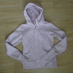 Lululemon Scuba Hoodie Sweatshirt Heathered Pink